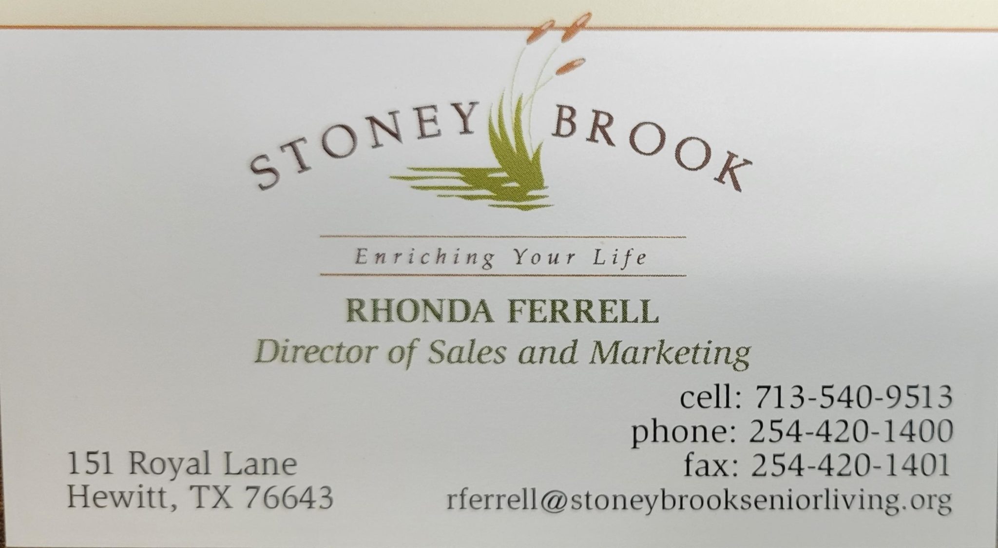 Rhonda Ferrell -  Stoney Brook Hewitt