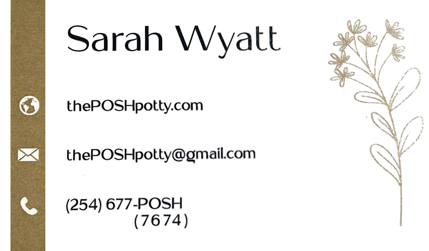 Sarah Wyatt The Posh Potty Waco, Texas