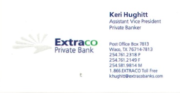Keri Hughitt Extraco Private Bank Waco, Texas