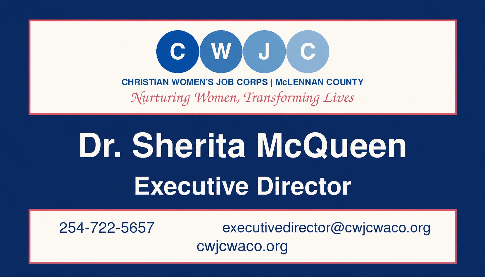 Sherita McQueen CWJC McLennan County