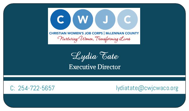 Lydia Tate CWJC of McLennan County