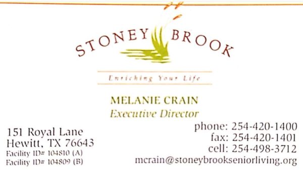 Melanie Crain Stoneybrook Waco