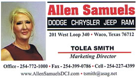 Tolea Smith - Allen Samuels  - Waco, Texas