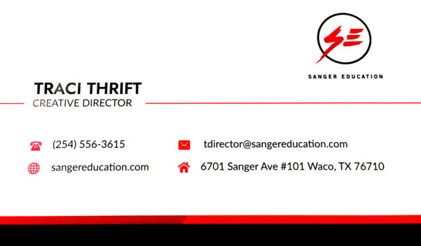 Traci Thrift Sanger Education Dental Assistant School Waco, Texas