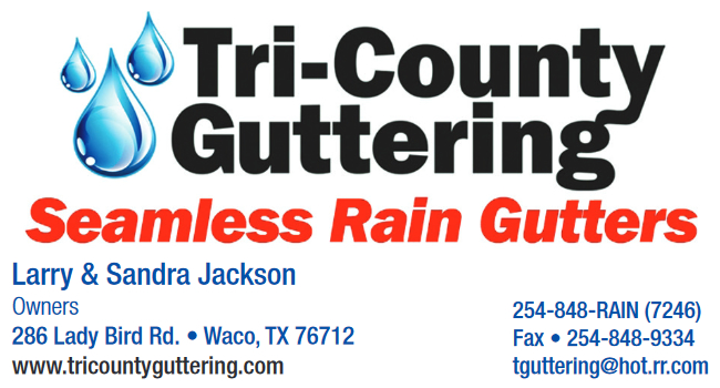 Sandra Jackson - Tri-County Guttering Seamless Rain Gutters, Waco, Texas
