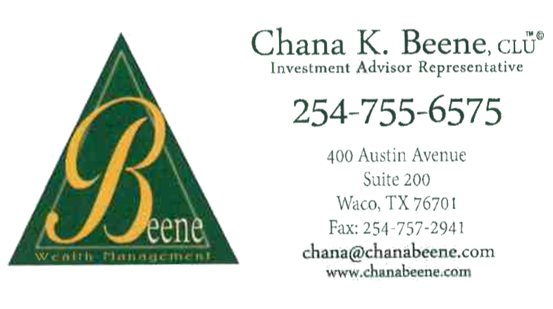 Chana Beene Wealth Management Waco, Texas