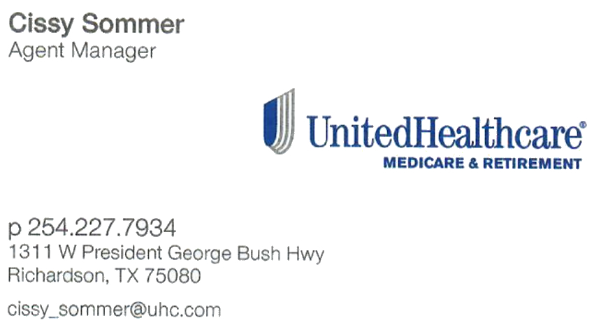 Cissy Commer - United Healthcare Insurance Waco, Texas