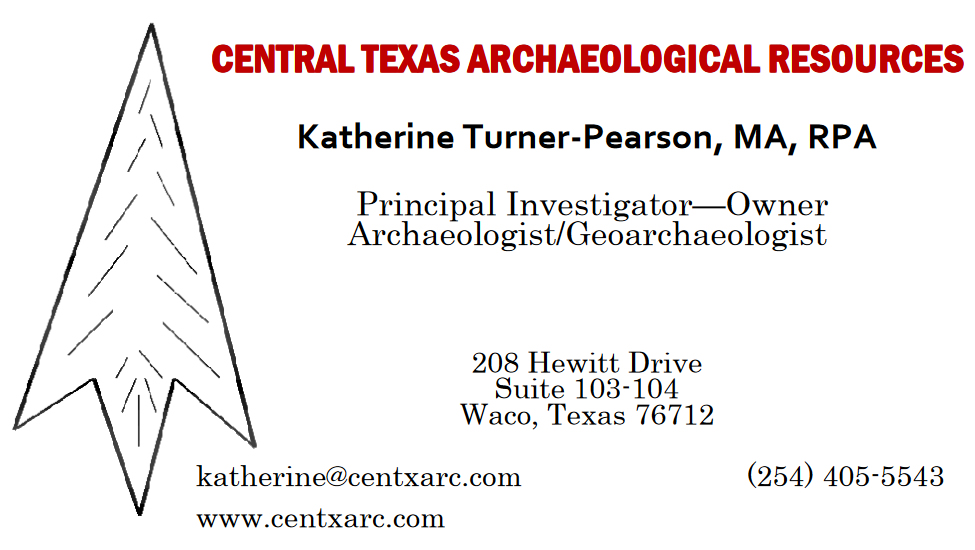 Katherine Turner-Pearson - Central Texas Archaeological Resources