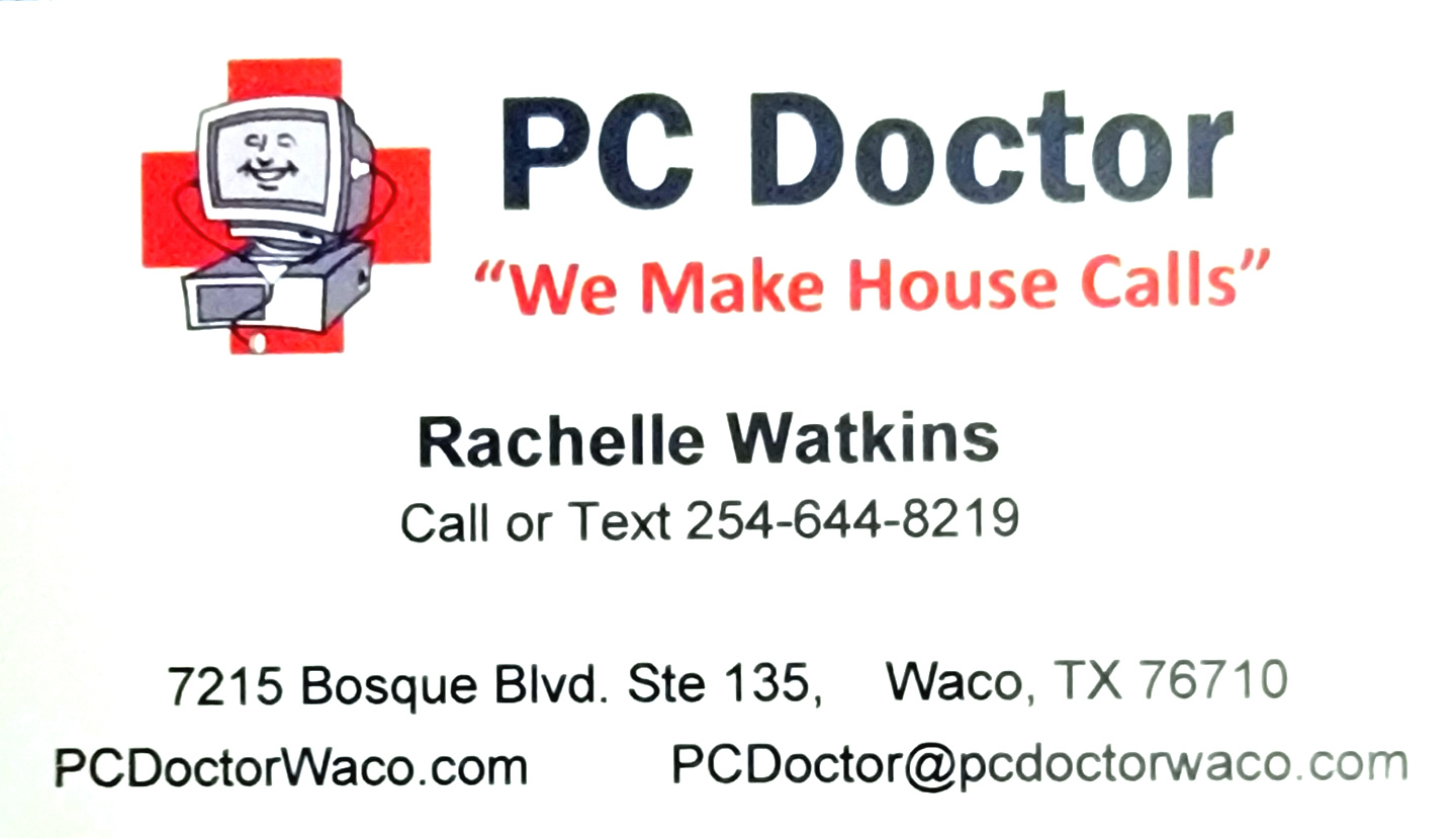 PC Doctor Waco Texas Rachelle Watkins