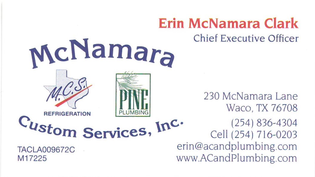 McNamara Custom Services, Inc. Waco