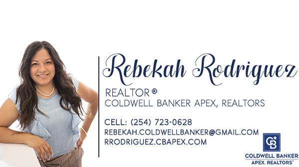 Rebekah Rodriguez Realtor Coldwell Banker Apex Realtors Waco Texas
