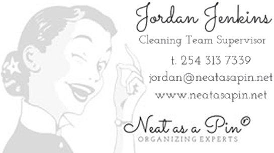 Jordan Jenkins Neat as a Pin House Cleaning Services Waco, Texas