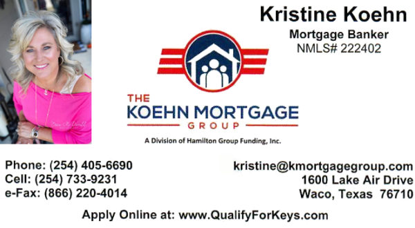 Kristine Koehn - Koehn Mortgage Group Waco, Texas