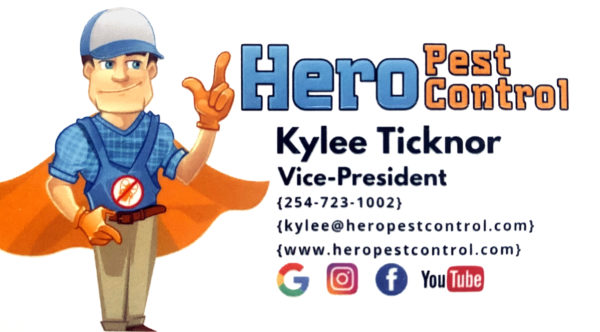 Hero Pest Control Kylee Ticknor Waco Texas