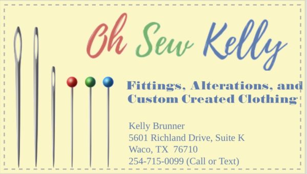 Oh Sew Kelly Fittings, alterations, custom created clothing, formal wear, costumes, pillows, curtains, bags, special requests