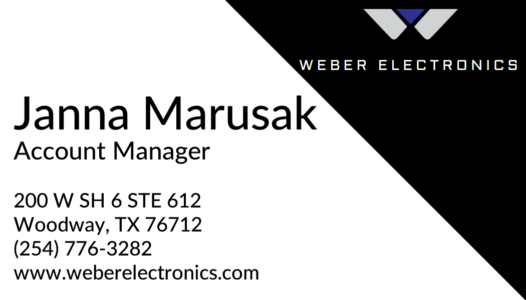 Janna Marusak Weber Electronics IT Services Waco, Texas