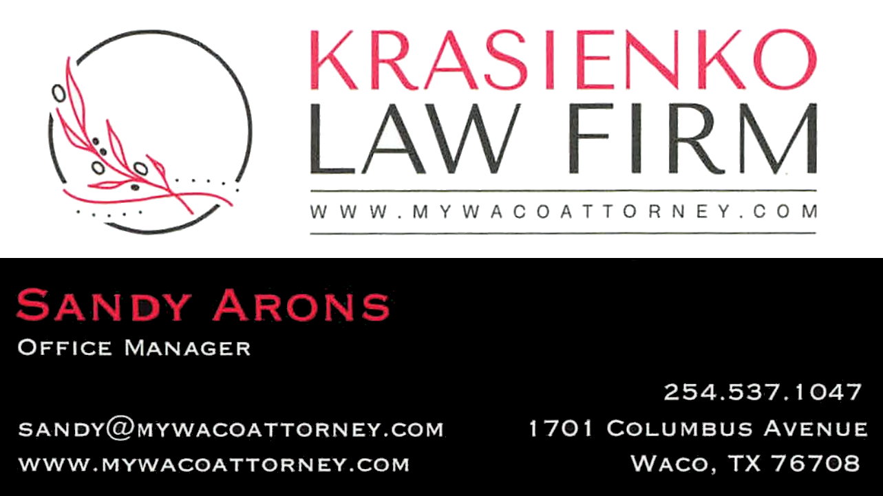 Sandy Arons - Krasienko Law Firm - Waco, Texas