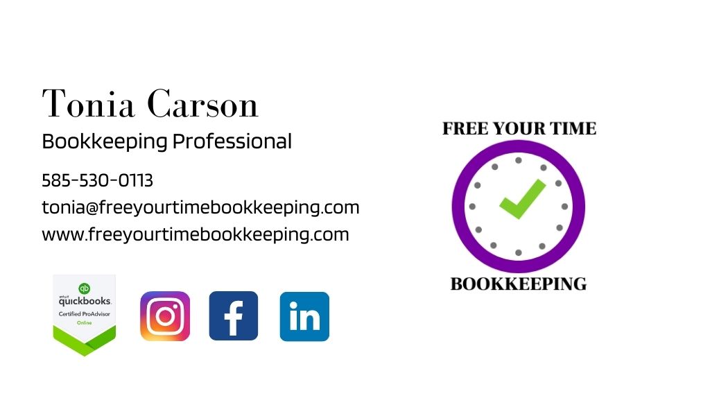 Tonia Carson Bookkeeping Professional