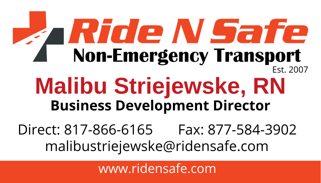 Malibu Striejewske RN - Ride N Safe Non-Emergency Transport Waco, Texas