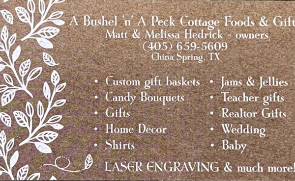 A Bushel ‘n’ A Peck Cottage Foods & Gifts, LLC