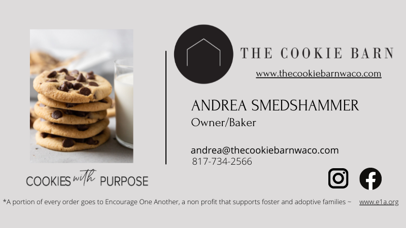 Andrea Smedshammer The Cookie Barn Waco
