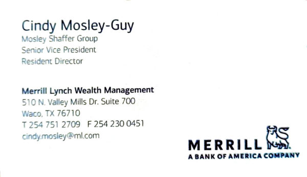 Mosley Shaffer Group Financial Advisors Cindy Mosely-Guy
