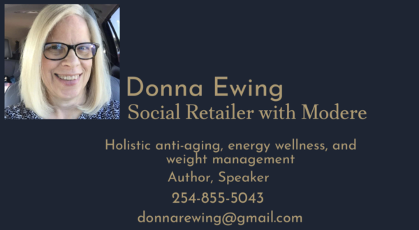 Donna Ewing Social Retailer with Modere Waco, Texas