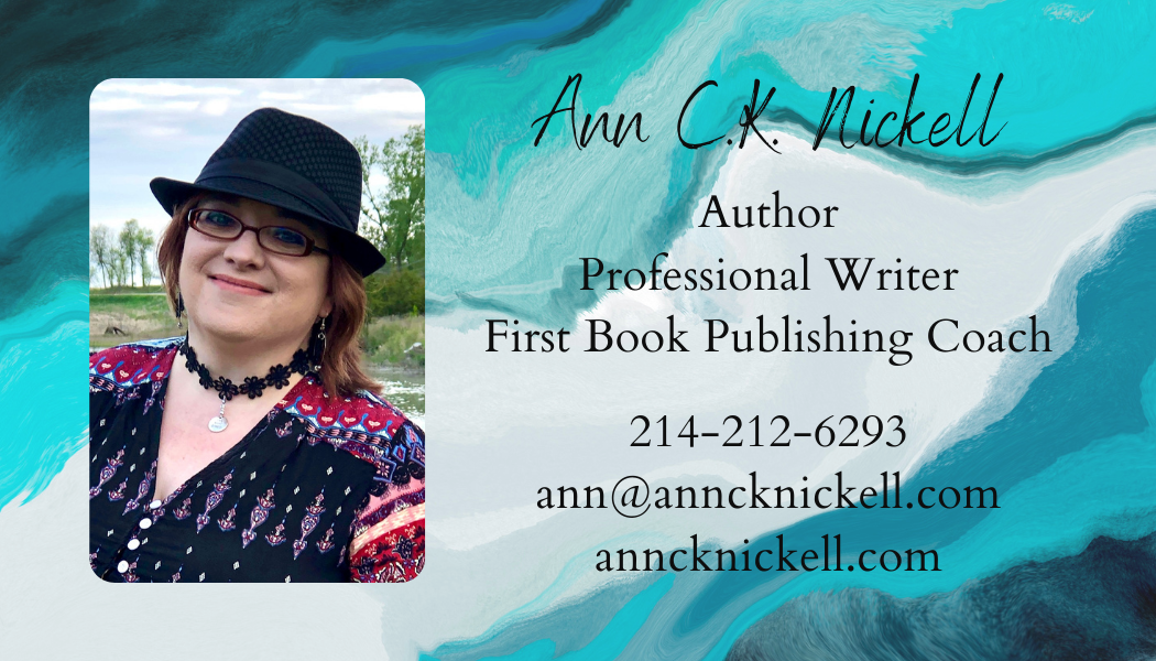 Ann C.K. Nickell Professional Writer Author Waco