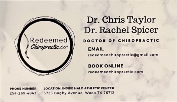 Redeemed Chripractic Rachel Spicer Waco Texas