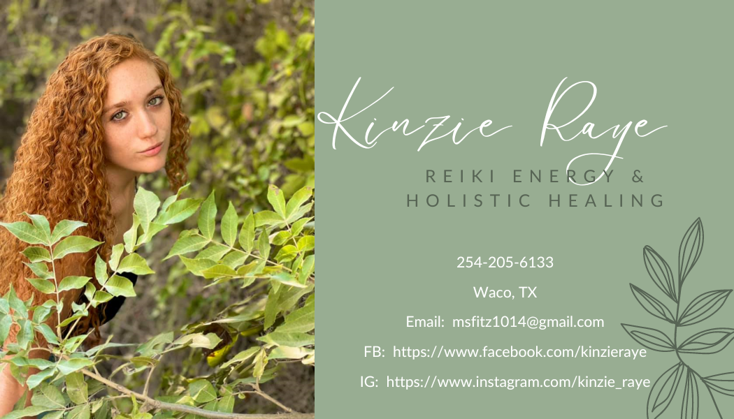 Mikinzie Fitzhugh Kinzie Raye Reiki Energy & Holistic Healing Waco, Texas