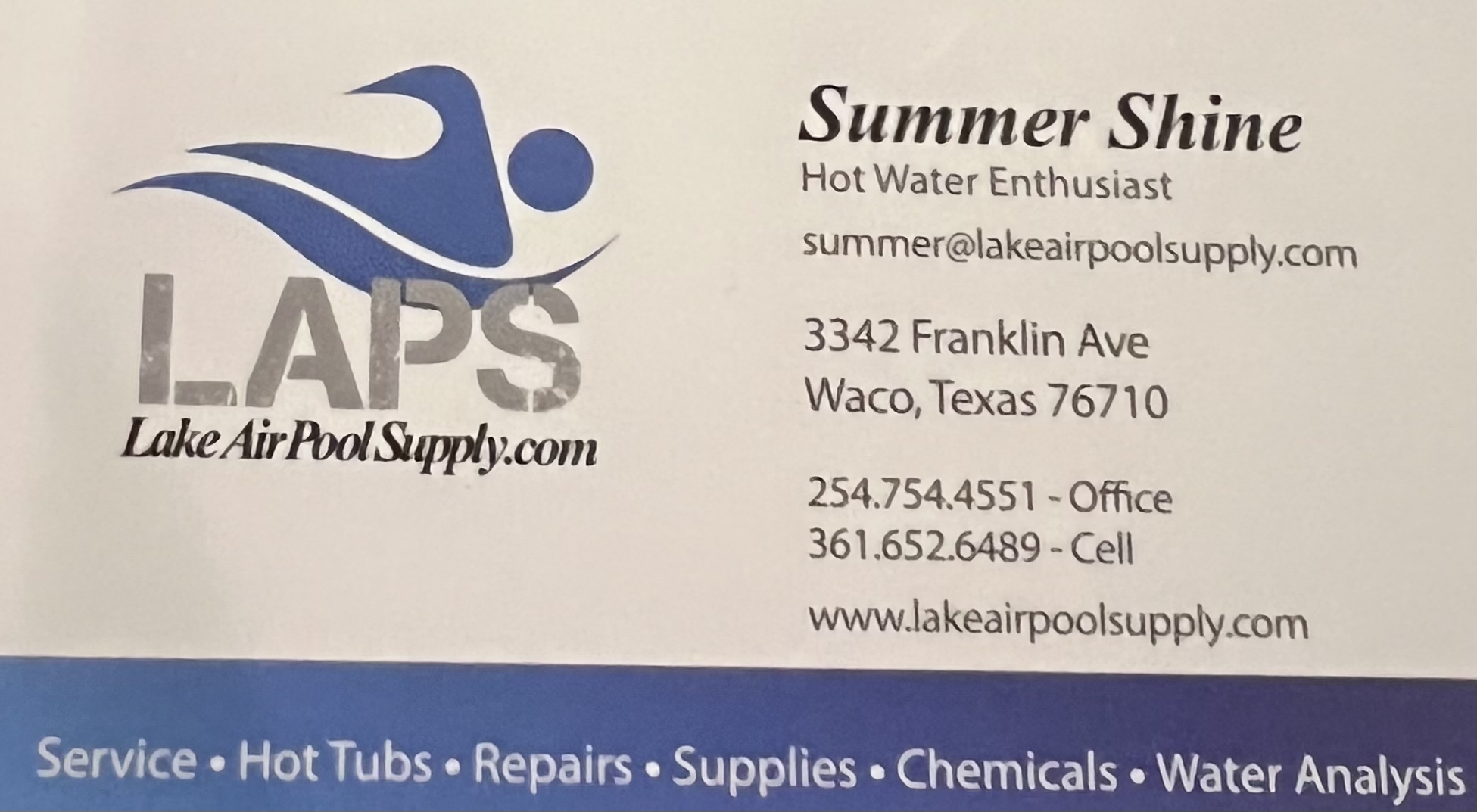 Lake Air Pool Supply Waco Summer Shine Hot Tub Sales