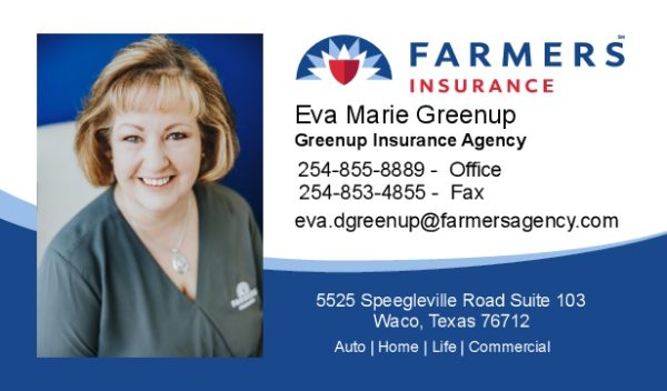 Eva Greenup Farmers Insurance Waco, Texas