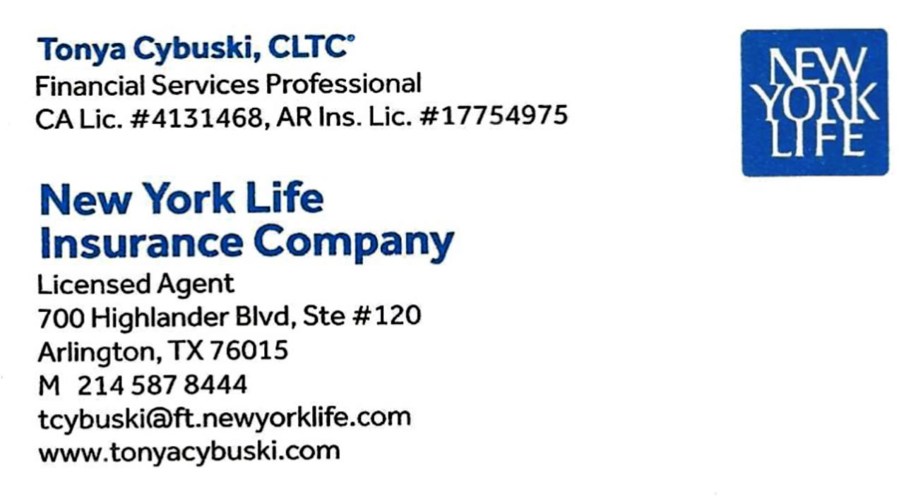 Tonya Cybuski New York Life Insurance Company