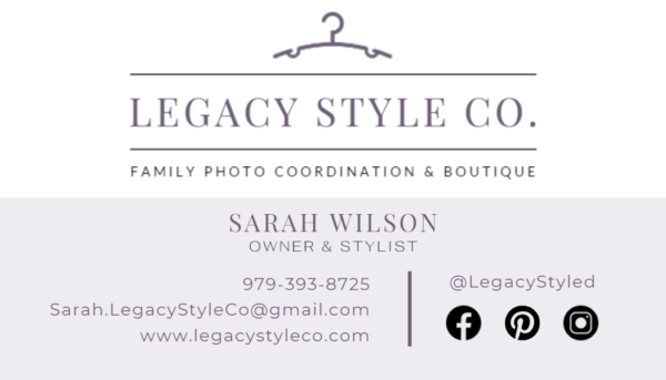 Legacy Style Co - Sarah Wilson Waco, Texas