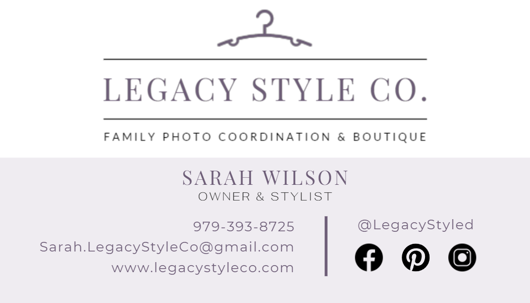 Legacy Style Co Family Photo Coordination & Boutique