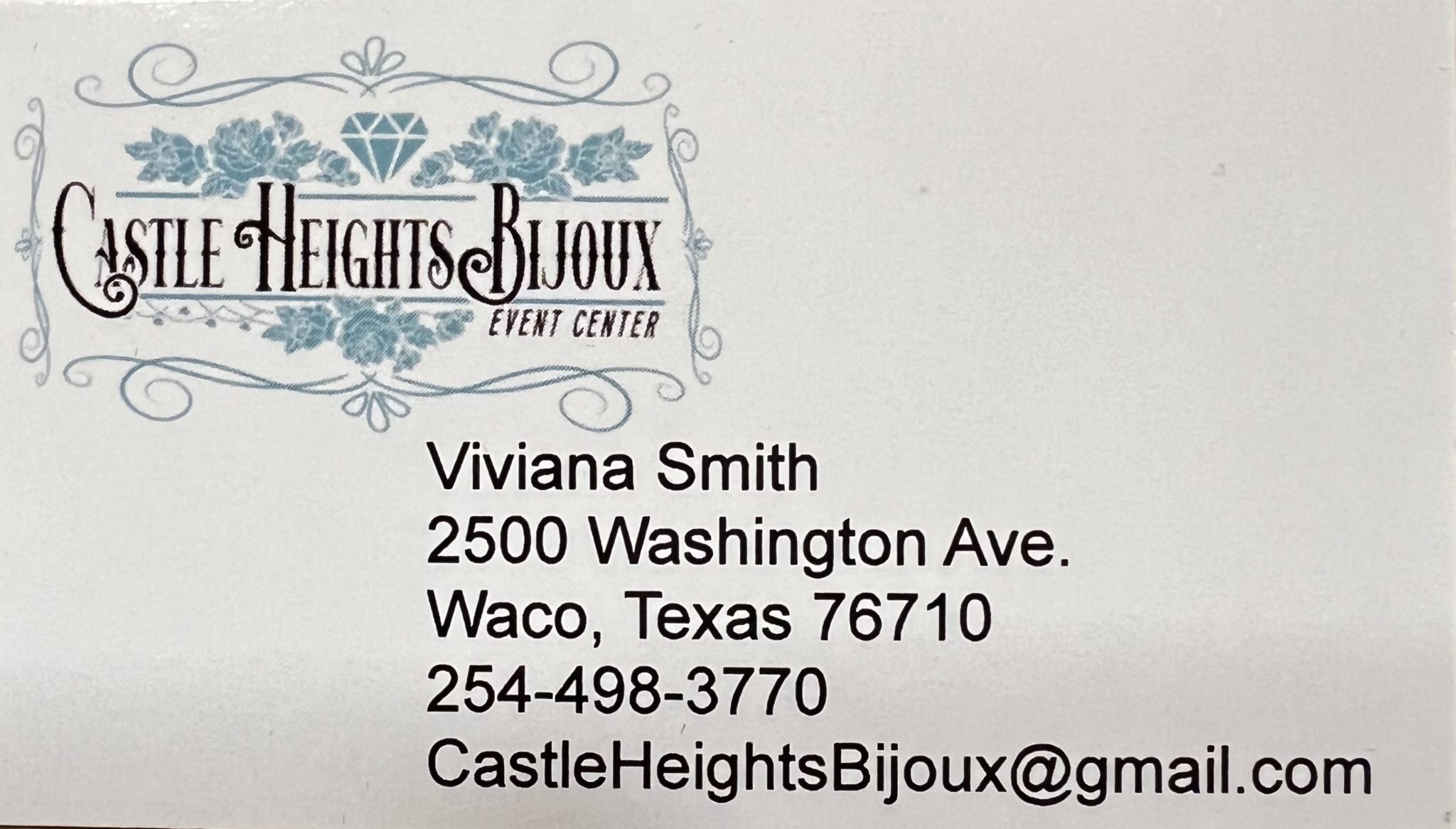 Castle Heights Bijoux Event Center - Waco, Texas