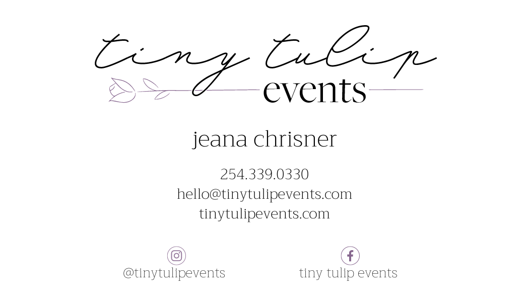 Tiny Tulip Waco Event Planning Jeana Chrisner
