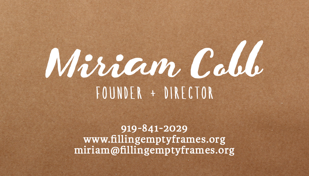  Miriam Cobb Empty Frames Initiative