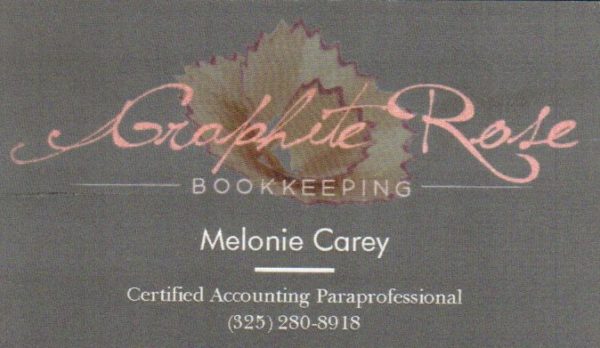 Graphite Rose Melonie Carey Waco Texas Bookkeeping