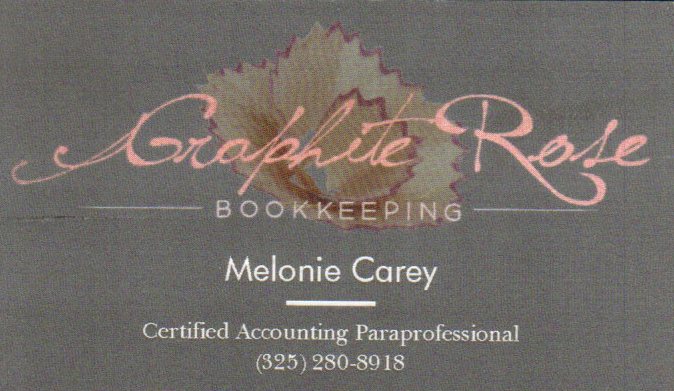Graphite Rose Bookkeeping Melonie Carey Waco, Texas