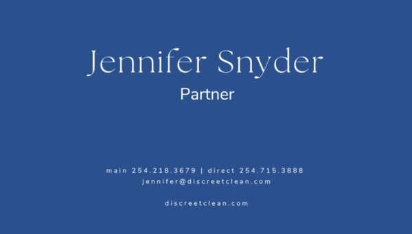 Discreet Clean Waco - Jennifer Snyder