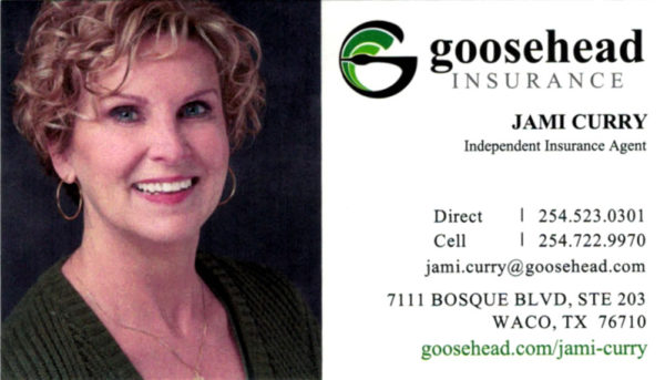 Jami Curry Goosehead Insurance Waco Texas