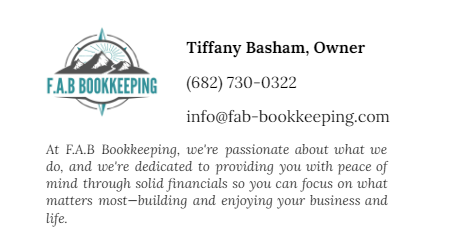 F.A.B Bookkeeping, LLC 