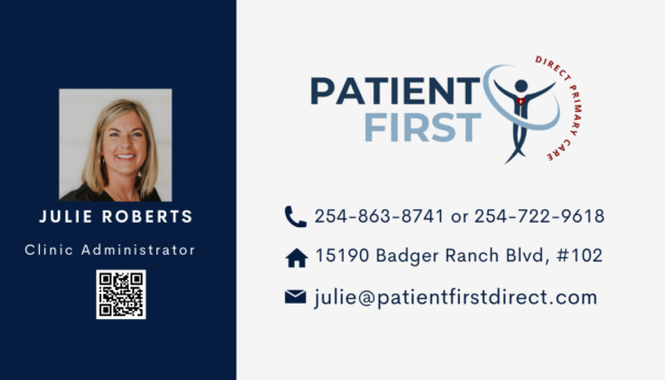 Julie Roberts Patient First Medical Healthcare Waco, Texas