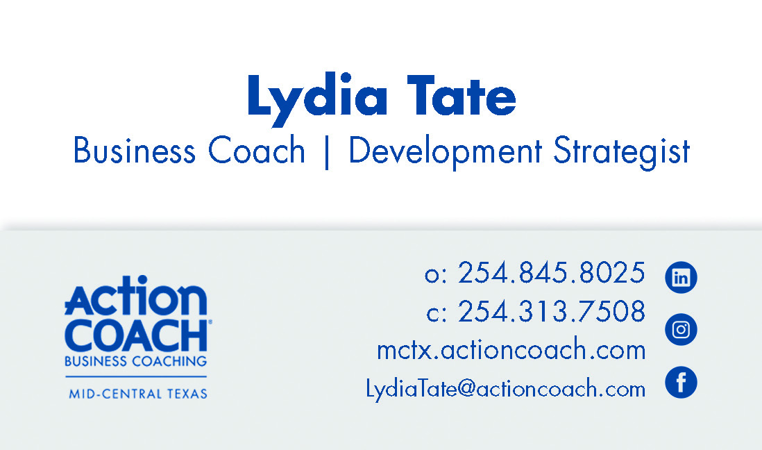 Lydia Tate Acction Coach Business Coaching Waco