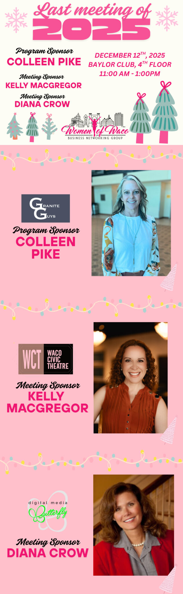 Women of Waco Business Networking Meeting December 2025