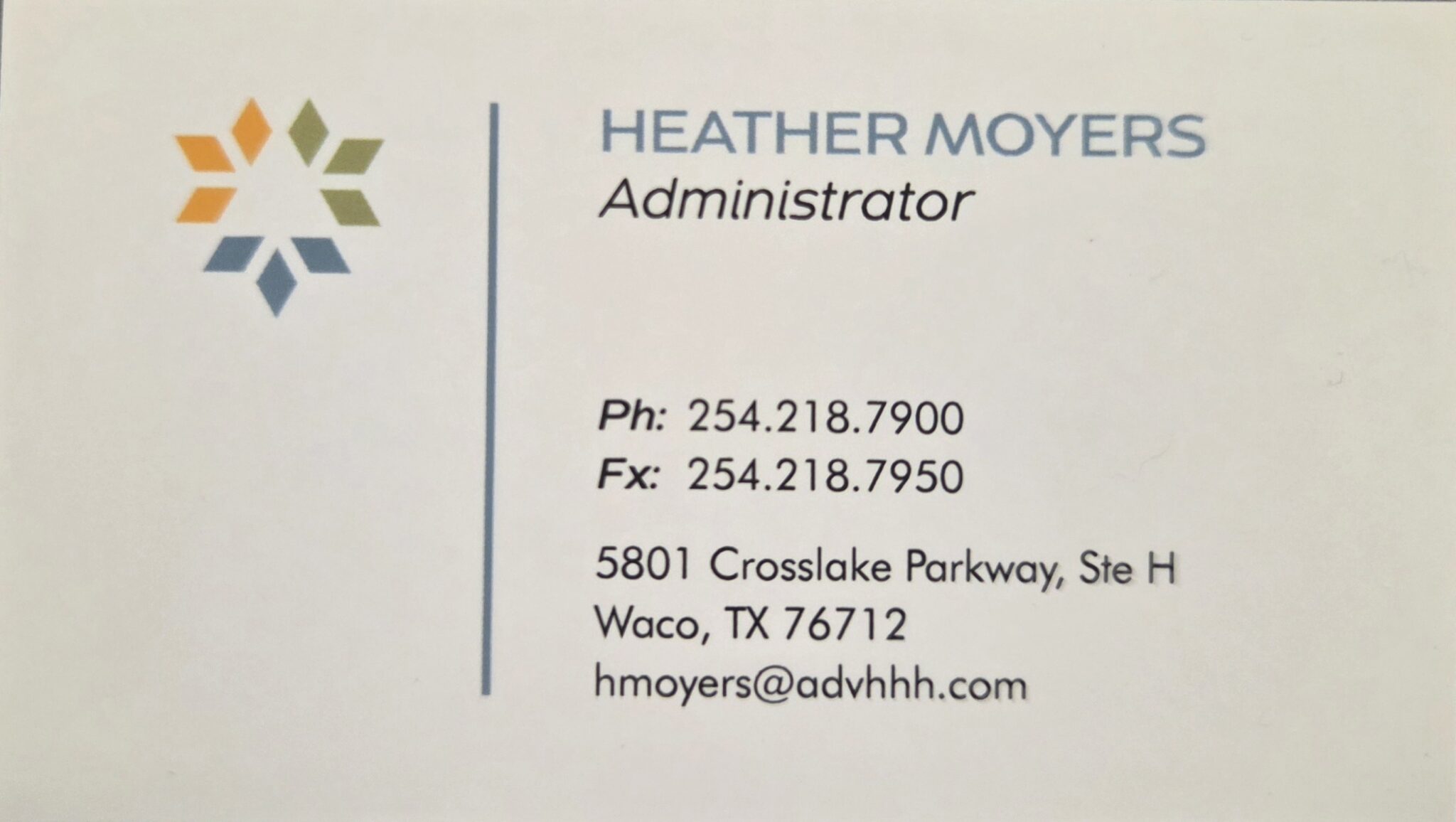 Meather Moyers -  	Advanced Home Health and Hospice of Waco, Texas