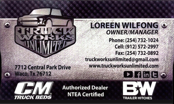 Loreen Wilfong Truck Works Unlimited Waco
