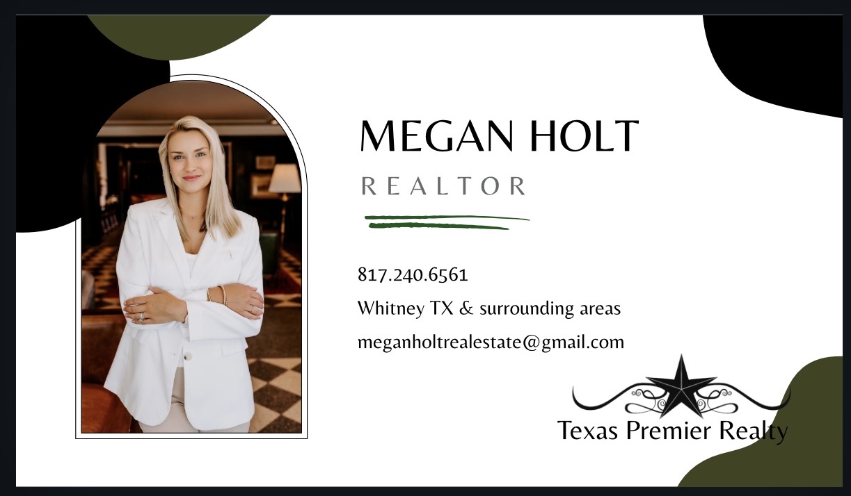 Megan Holt EG Realty Whitney & Waco, Texas