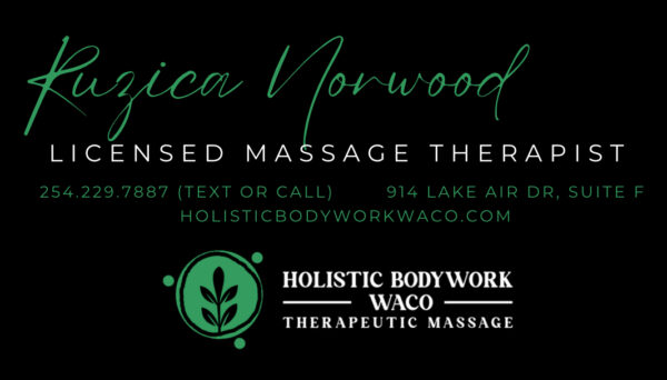 Ruzica Norwood Licensed Massage Therapist Waco